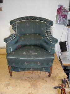 Antieke fauteuil