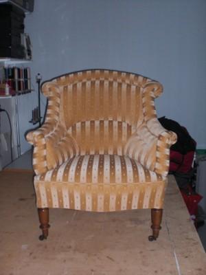 Antieke fauteuil