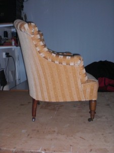 Antieke fauteuil